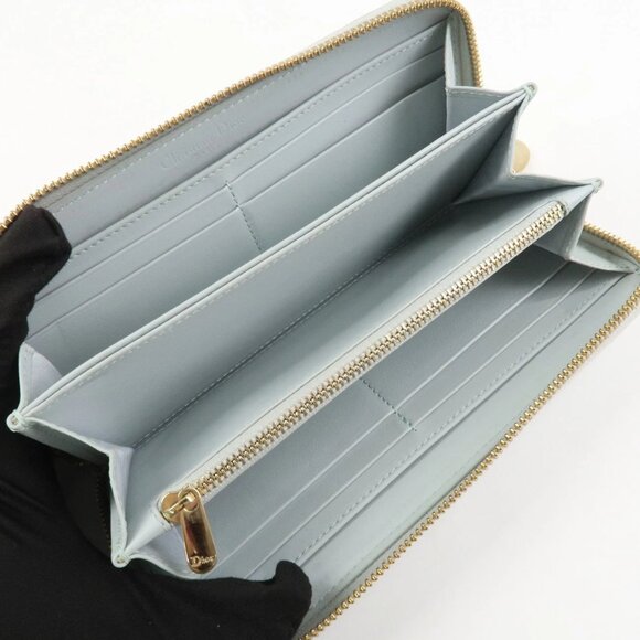 ❤️Authentic Christian Dior Canage Patent Leather Zippy Long Wallet❤️ - Picture 11 of 16